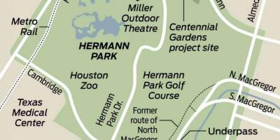 Térkép Hermann park