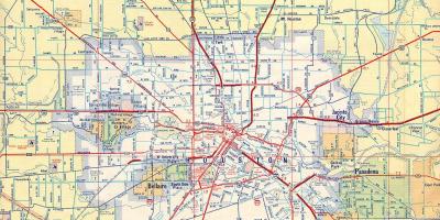Térkép Houston autópályák