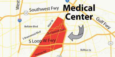 Térkép Houston medical center