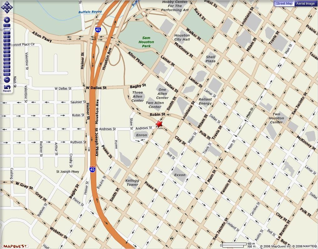 a belvárosnak Houston