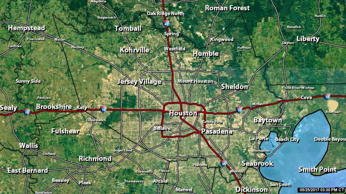 radar térkép Houston