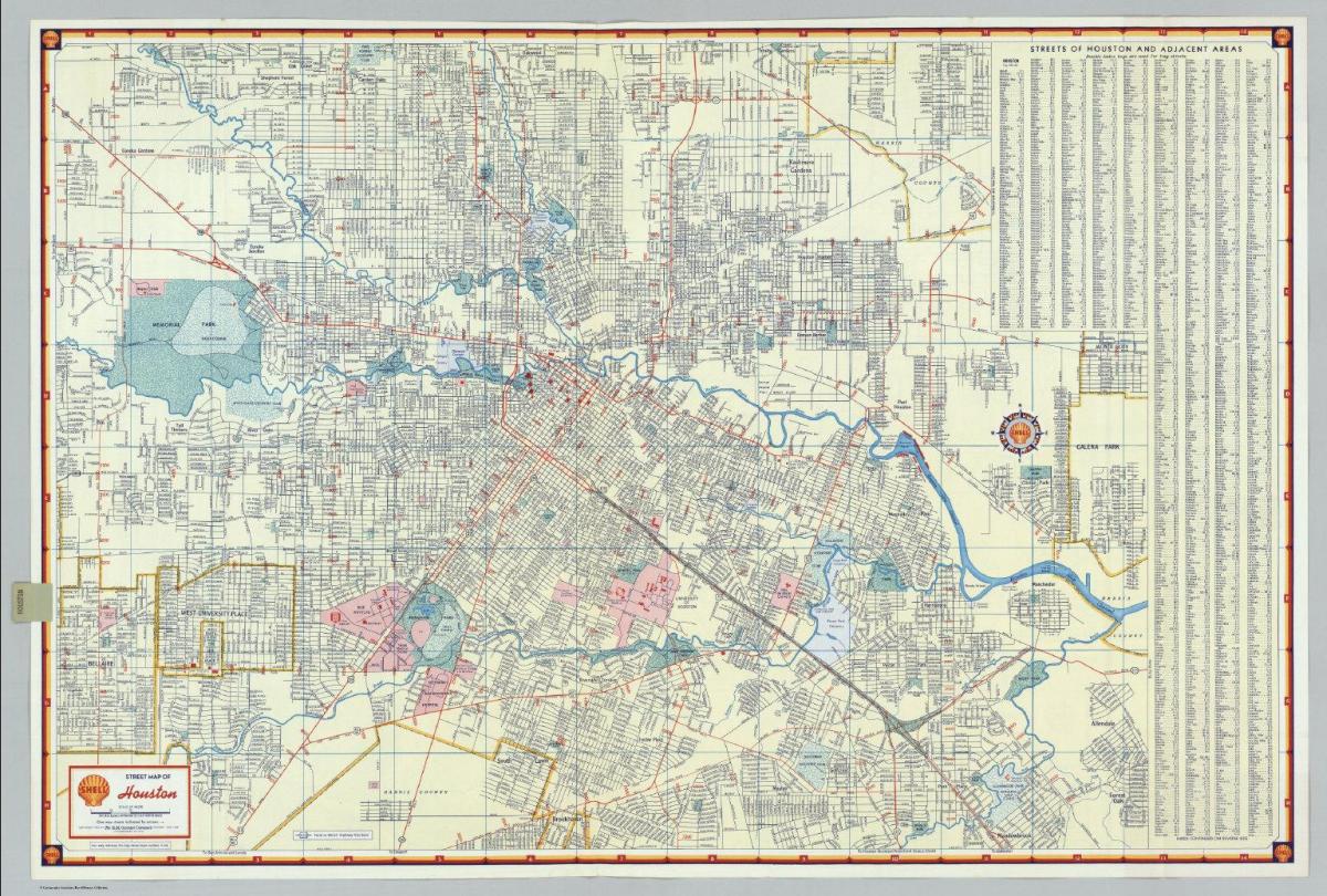 utca térkép Houston