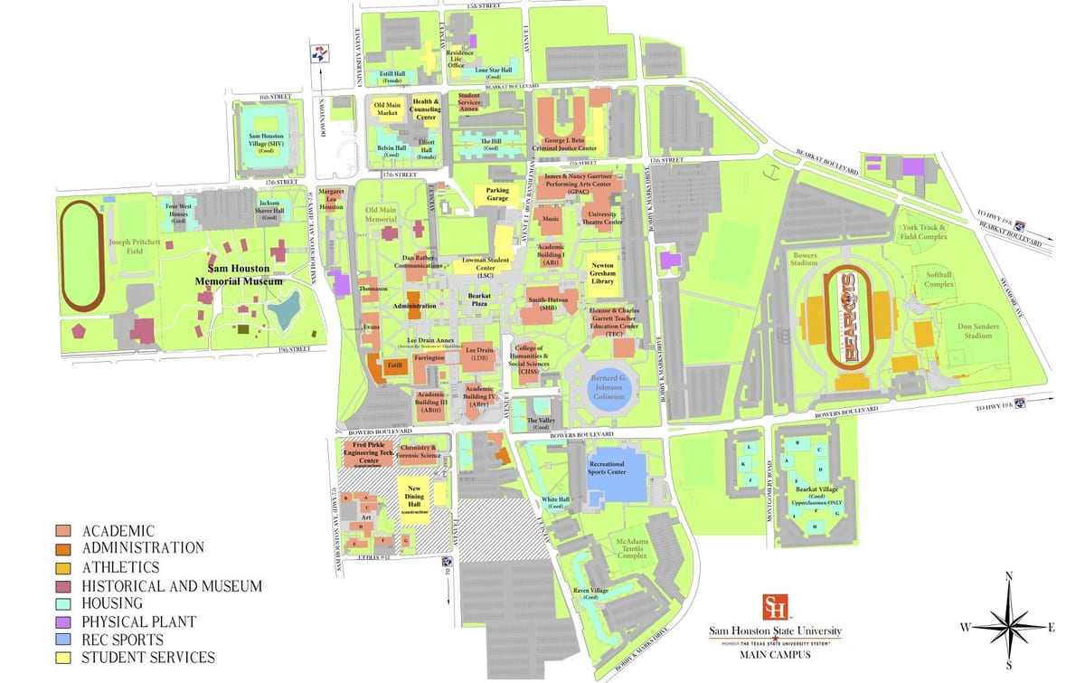 university of Houston térkép