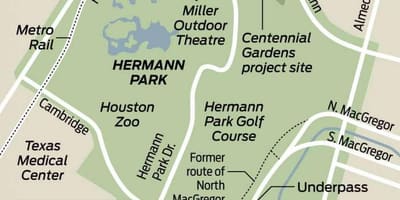 Térkép Hermann park