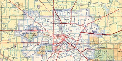 Térkép Houston