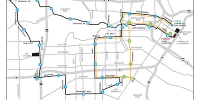 Térkép Houston maraton