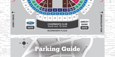 Reliant stadion parkolás térkép